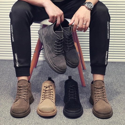 Shoes Winter casual Men Boots Martin For fashion Warm Ankle