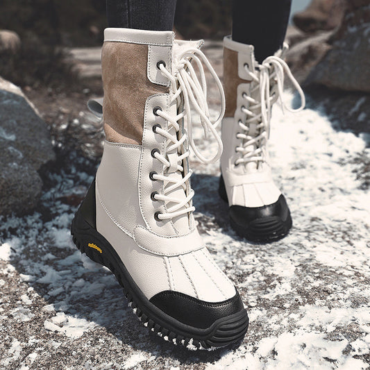 Fleece Warm Waterproof Fashion Women Boots