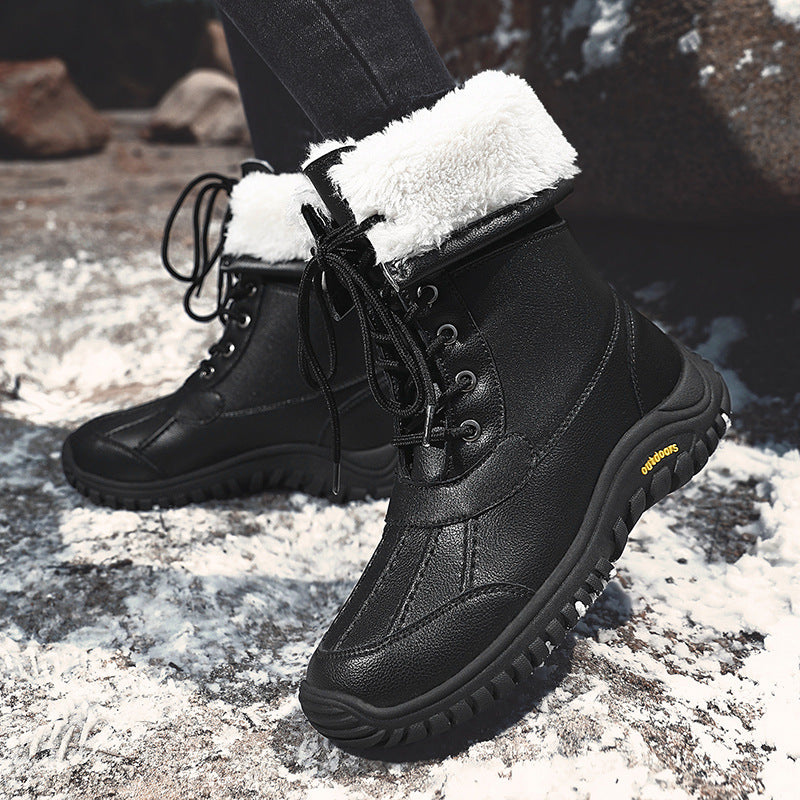 Fleece Warm Waterproof Fashion Women Boots