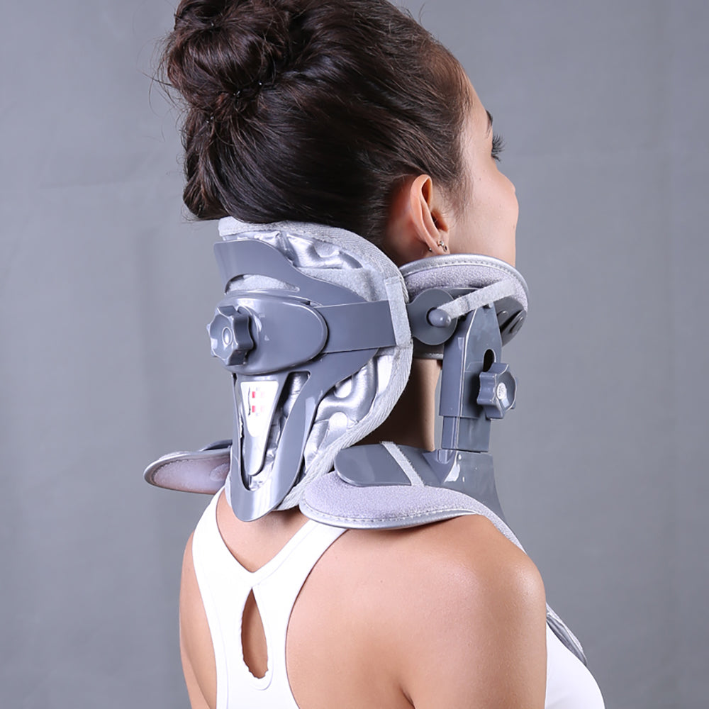 High Quality Relief Collar Physiotherapy Adjustable Stretcher Spine Corrector Support Air Neck Cervical Traction Device