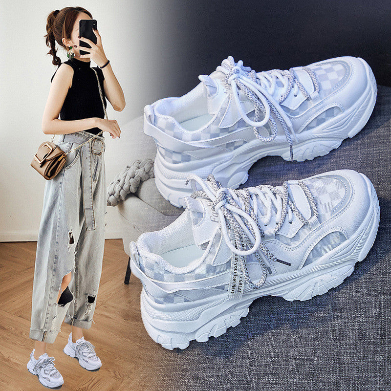 Women's Summer New Fashion Running Shoes Thick Sole Casual Sneakers