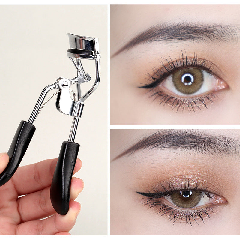 GECOMO Eyelash Curler Long-lasting Curler Styling Beginner Stainless Steel Mini Portable Makeup Tool