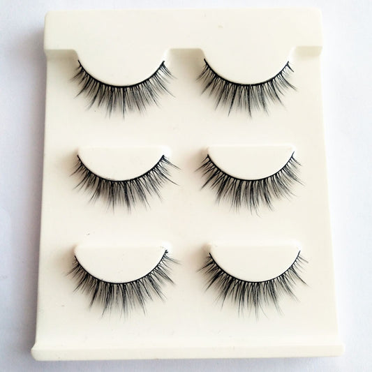 Eyelashes Natural Style Black Hard Stem